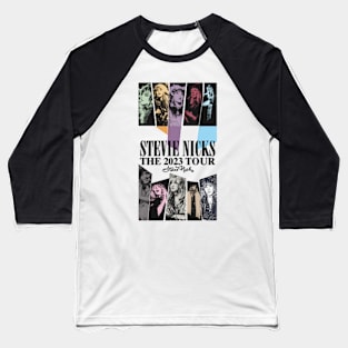 Stevie Nicks Vintage Rock Music 2023 Tour Live in Concert Baseball T-Shirt